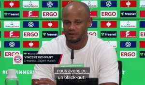 Bayern Munich - Kompany parle d'un "black-out" après la victoire difficile contre une D3