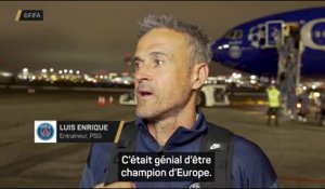 PSG - Luis Enrique et Kimpembe "heureux" d'être arrivés en Californie
