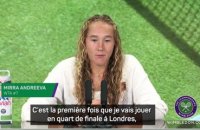 Andreeva : « Fière de ma performance » - Tennis - Wimbledon