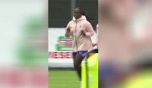 Bleues - Mbock et Lakrar à l'entraînement avant le Pays d Galles