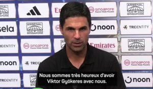 Arsenal - Arteta : "Très heureux d'arrivée de Gyokeres"