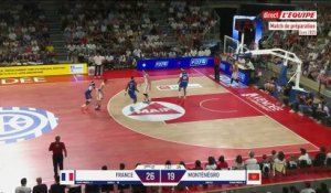 Le dunk de Guerschon Yabusele face au Monténégro - Basket - Amical