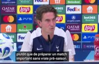 Tottenham - Frank sur la pré-saison du PSG : "Cela peut être un avantage pour nous"