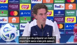 Tottenham - Frank sur la pré-saison du PSG : "Cela peut être un avantage pour nous"