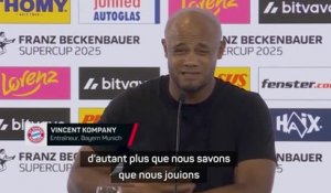 Bayern Munich - Kompany heureux et fier de ses joueurs après la victoire en Supercoupe