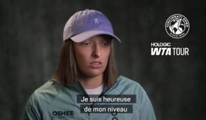 Cincinnati - Swiatek : "J'ai vraiment joué à fond"