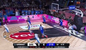 La Grèce de Antetokounmpo domine péniblement l'Italie - Basket - Euro
