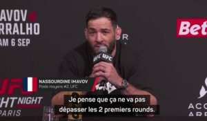 UFC Paris - Imavov avant d'affronter Borralho : "Ça ne va pas dépasser les 2 premiers rounds"
