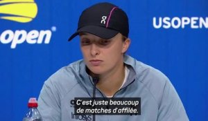 US Open - L'échange tendu entre Swiatek et un journaliste après sa défaite