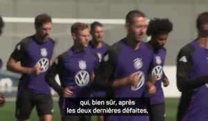 Allemagne - Nagelsmann cherche la stabilité après une mauvaise passe