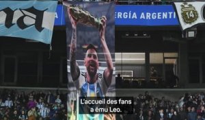 Argentine - Scaloni : "L'accueil des supporters a ému Messi"