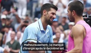US Open - Djokovic sur Alcaraz et Sinner : "Ils sont tout simplement trop forts"