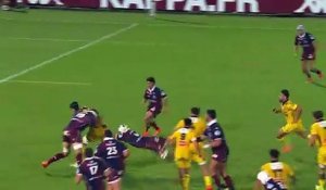 TOP 14 - Essai de Thomas BERJON (SR) - Union Bordeaux-Bègles - Stade Rochelais