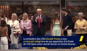 US Open - Accueil mitigé pour Trump lors de la finale