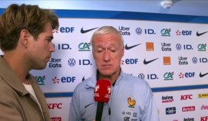 La séquence amusante entre Didier Deschamps et Giovanni Castaldi - Foot - Qualif. Coupe du monde - Bleus