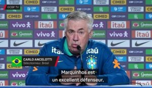 Ancelotti : « Marquinhos, l'un des meilleurs défenseurs du monde » - Foot