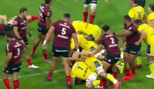 TOP 14 - Essai de Barnabé MASSA (ASM) - ASM Clermont - Stade Toulousain