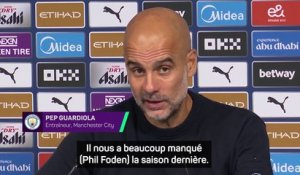 Guardiola : « Foden nous a beaucoup manqué » - Foot - Premier League