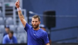 Coupe Davis : Corentin Moutet bat Marin Cilic, la France en phase finale