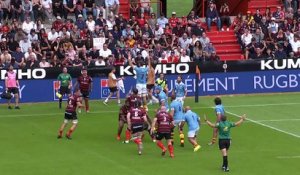 TOP 14 - Essai de Pierre-Louis BARASSI (ST) - Stade Toulousain - USA Perpignan