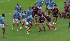 TOP 14 - Essai de Dimitri DELIBES (ST) - Stade Toulousain - USA Perpignan