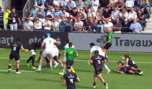 TOP 14 - Essai de Sireli MAQALA (AB) - Aviron Bayonnais - Montpellier Hérault Rugby
