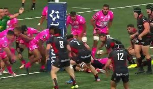 TOP 14 - Essai de Monty IOANE (LOU) - LOU Rugby - Stade Français Paris