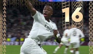 Vinicius Jr classé 16e - Ballon d'Or 2025
