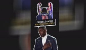 Dembélé sacré Ballon d'or 2025 !