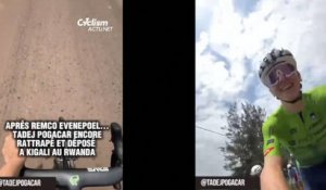 Cyclisme - Championnats du Monde UCI Kigali 2025 - Après Remco Evenepoel... Tadej Pogacar encore rattrapé et déposé à Kigali au Rwanda !
