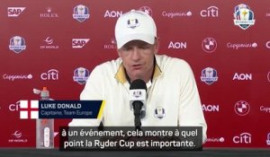 Ryder Cup - Luke Donald salue la venue de Donald Trump : "Un signe de respect"