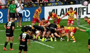 TOP 14 - Essai de Levani BOTIA (SR) - Stade Rochelais - USA Perpignan