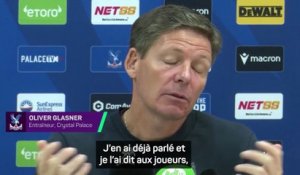Glasner met en garde ses joueurs après leur victoire contre Liverpool - Foot - Premier League