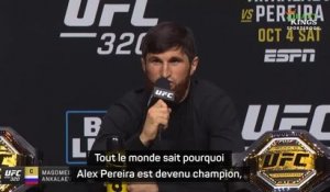 UFC 320 - Ankalaev : "Pereira est devenu champion parce que je n'étais pas là"