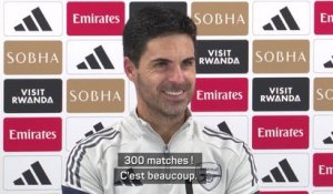 Arsenal - Arteta fier d'atteindre les 300 matches chez les Gunners