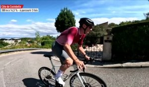 La reconnaissance de la côte de Costebelle - Cyclisme