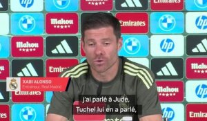 Real Madrid - Xabi Alonso désamorce une brouille Tuchel-Bellingham