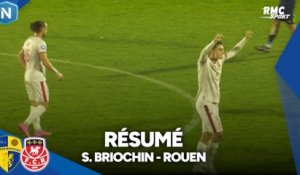 Résumé-National : Un but salvateur entre le leader Rouen et Saint-Brieuc (16e)