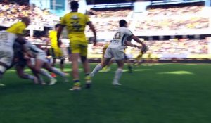 TOP 14 - Essai de Hugo ZABALZA (USM) - ASM Clermont - US Montauban