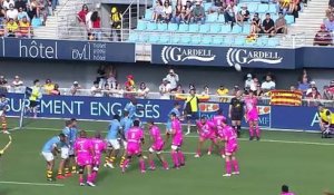 TOP 14 - Essai de Jérémy WARD (SFP) - USA Perpignan - Stade Français Paris