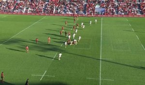 TOP 14 - Essai de David RIBBANS (RCT) - RC Toulon - Section Paloise