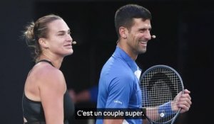 Wuhan - Sabalenka raconte son "double rencard" avec Djokovic