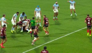 TOP 14 - Essai de Matthis LEBEL (ST) - Aviron Bayonnais - Stade Toulousain