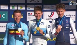 Cyclisme - Championnats d'Europe UEC Drôme-Ardèche 2025 - Le résumé de la course Elite Hommes... un podium royal !