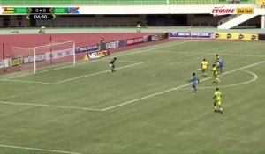 Le but de Cédric Bakambu avec la RD Congo - Foot - Qualif. Coupe du monde