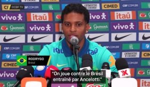 Brésil - Rodrygo : "Ancelotti apporte de la joie et du respect à la Seleção"