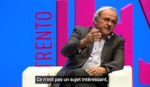 Festival dello Sport - Platini : "On m'a privé de mon travail et de ma passion pendant 10 ans"