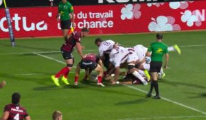 TOP 14 - Essai de Kalvin GOURGUES (ST) - Stade Toulousain - Union Bordeaux-Bègles