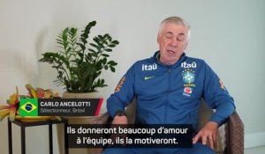 Brésil - Ancelotti sur la Coupe du Monde : "Notre responsabilité est de gagner"