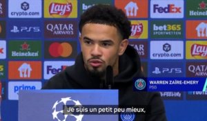 PSG - Zaïre-Emery : "Je me sens de mieux en mieux"